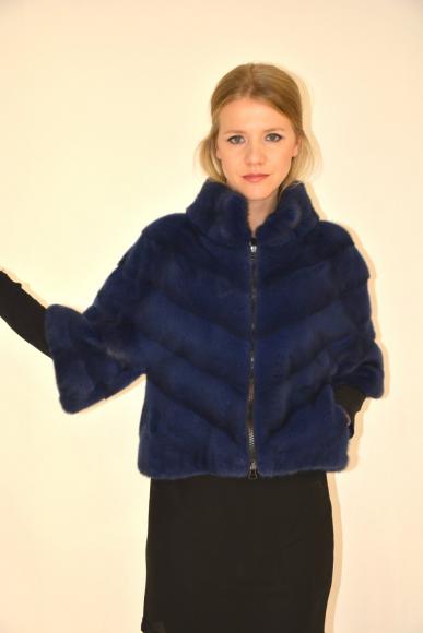 Visone femmina blu