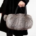 Borsa in pelliccia lapin